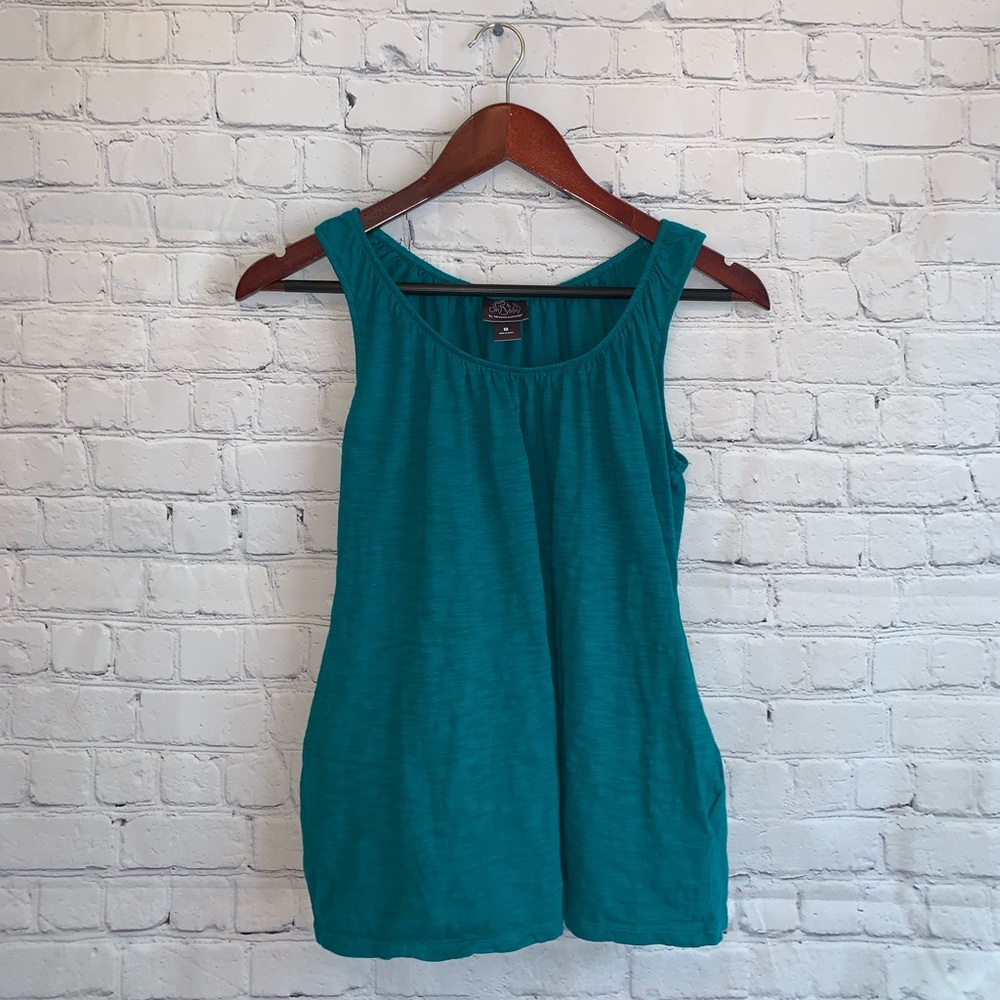 Oh Baby Women’s Turquoise Top - Picture 2 of 7